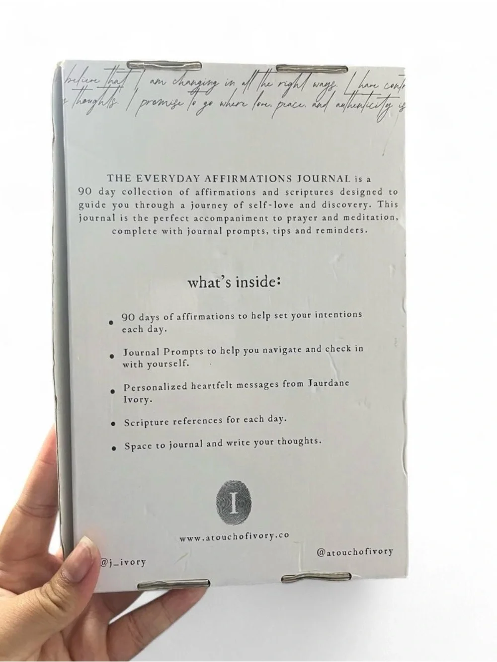 Every Day Affirmations Hardcover Journal